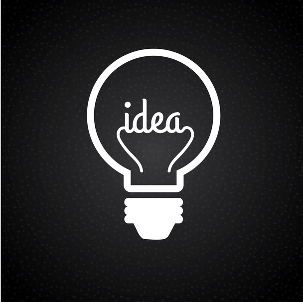 bulb idea design - Vector, Image
