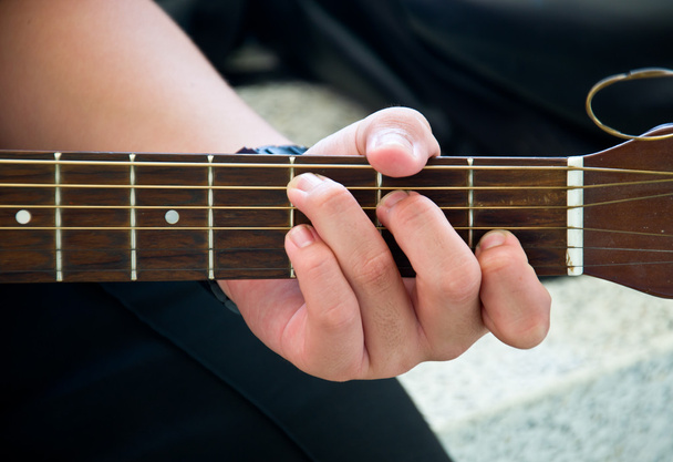 hrát na kytaru - Fotografie, Obrázek