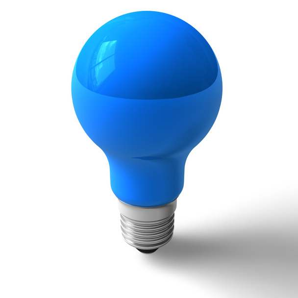 Blue lightbulb - Фото, изображение