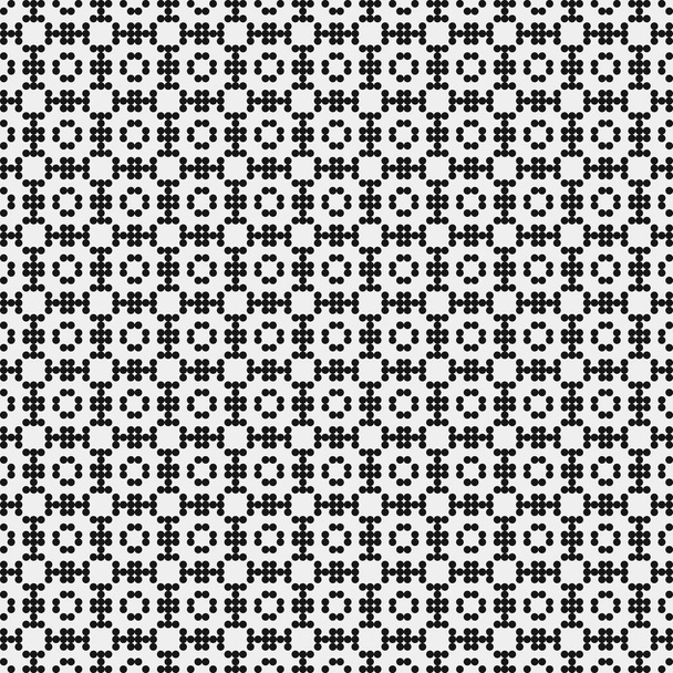 zwart wit naadloze geometrische vormen achtergrond, vector illustratie  - Vector, afbeelding