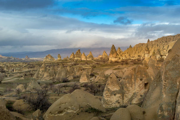 Vista meraviglioso paesaggio cappadocia - Foto, immagini