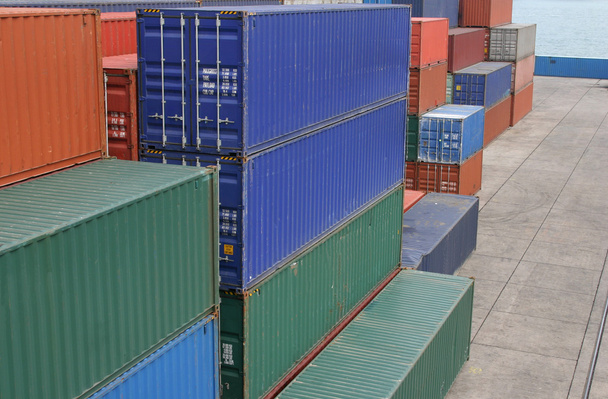 Shipping Containers - Photo, Image
