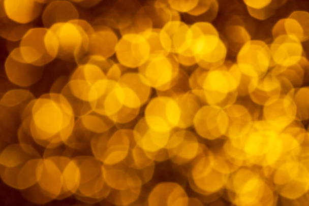 Golden lights abstract bokeh background. Chrismas lights bokeh. - Fotografie, Obrázek