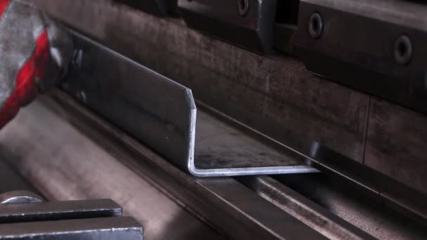Heavy industry - Press Brake(abkantpresse) - Footage, Video
