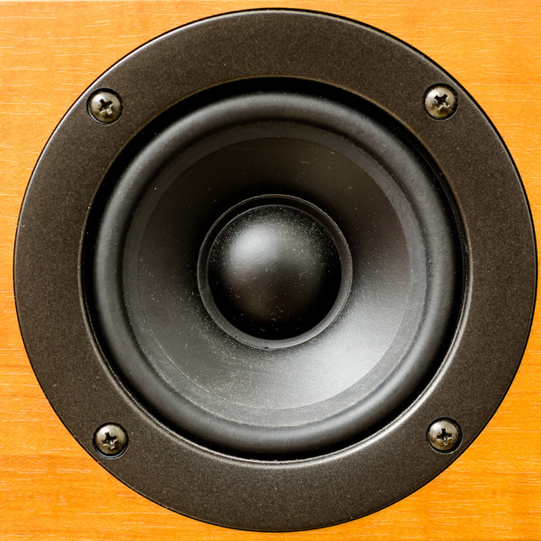 Close-up van luidspreker  - Foto, afbeelding
