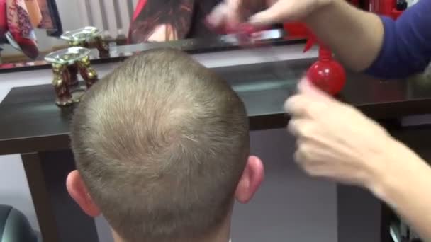 Mann Haarschnitt - Filmmaterial, Video