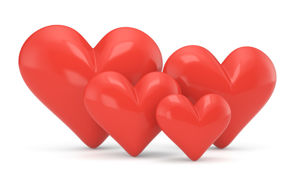 Group of hearts - Foto, Imagem