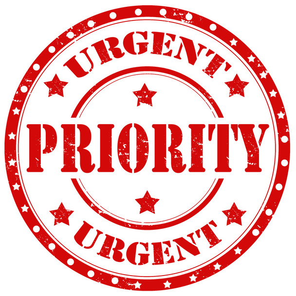 sello de prioridad urgente
 - Vector, imagen