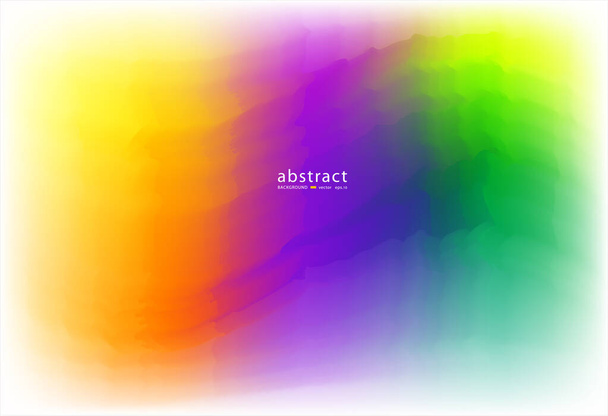 Abstracte wazig gradiënt mesh achtergrond heldere regenboog kleuren. Kleurrijke zachte banner sjabloon. vectorillustratie - Vector, afbeelding