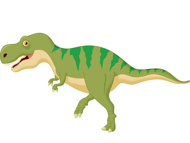 Niedlicher Dinosaurier-Cartoon - Vektor, Bild