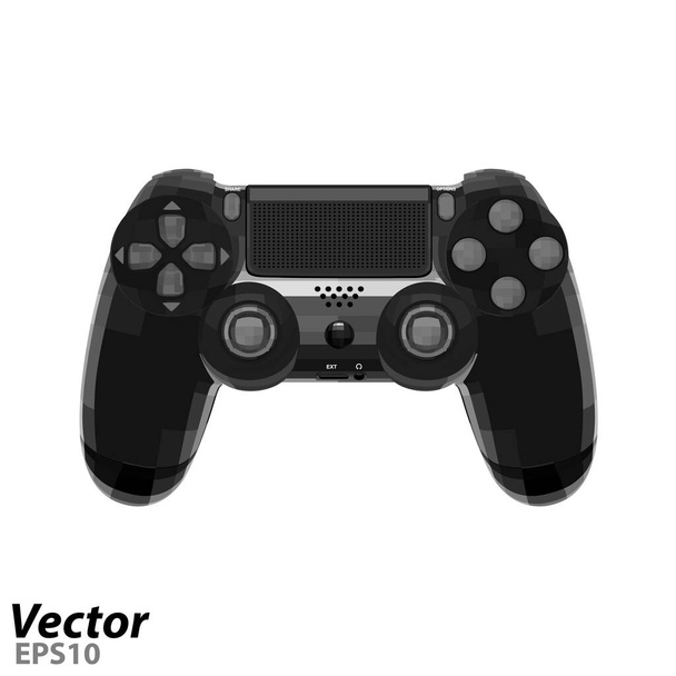 Game joystick in vector.Gamepad for a new generation of game console vector illustration. - Vector, Image