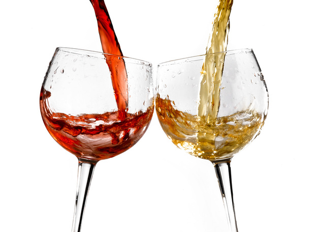 wijn glazen diverse - Foto, afbeelding