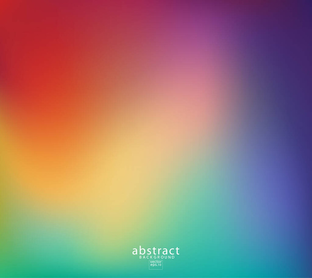 Abstract blurred gradient mesh background bright rainbow colors. Colorful smooth soft banner template. Creative vibrant vector illustration - Vettoriali, immagini