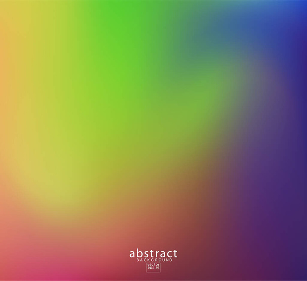 Abstracte wazig gradiënt mesh achtergrond heldere regenboog kleuren. Kleurrijke zachte banner sjabloon. Creatieve levendige vector illustratie - Vector, afbeelding