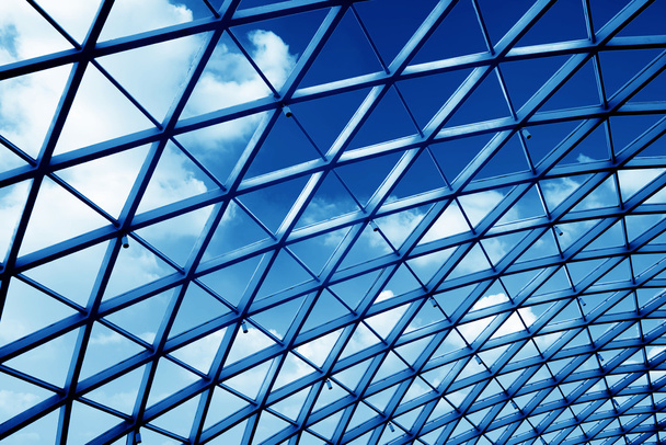 transparant glazen plafond - Foto, afbeelding