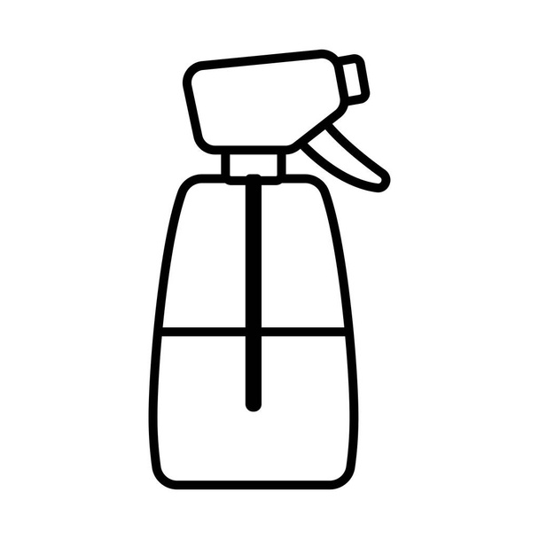 spray bottle line style icon - Vector, Image