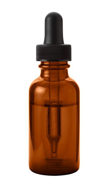 Botella cuentagotas marrón
  - Foto, Imagen