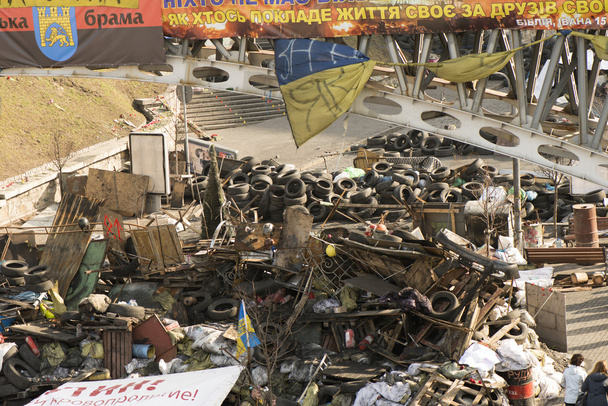 Barricadas en Kiev
 - Foto, imagen