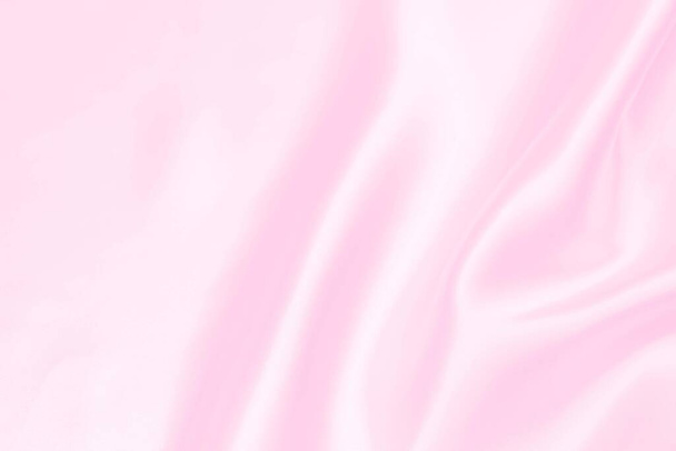 Textura de tela de satén rosa de plástico fondo borroso suave - Foto, imagen
