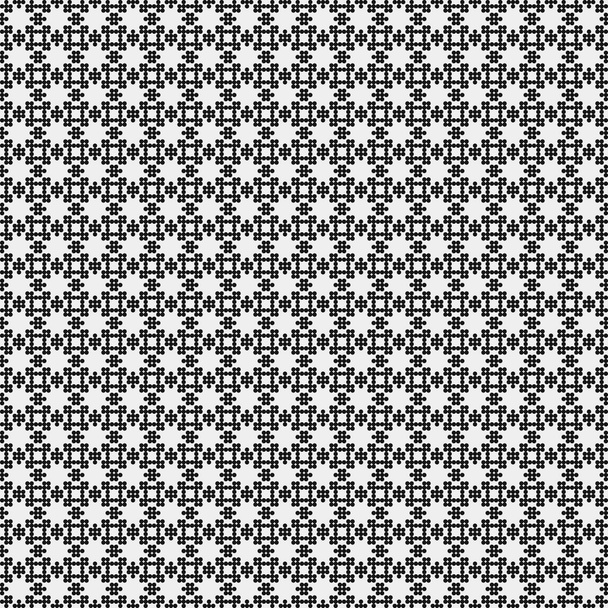 abstrakte geometrische Schwarz-Weiß nahtlose Formen Hintergrund, Vektorillustration  - Vektor, Bild