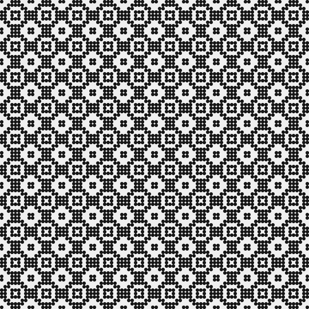abstracto geométrico negro blanco sin costuras formas fondo, vector de ilustración  - Vector, imagen