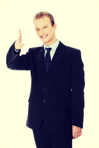 Youbusinessman  pointing You - Foto, afbeelding