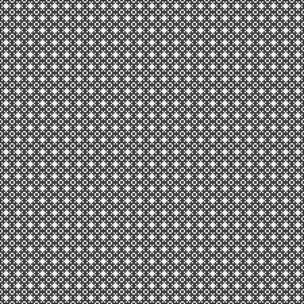 abstrakte geometrische Schwarz-Weiß nahtlose Formen Hintergrund, Vektorillustration  - Vektor, Bild