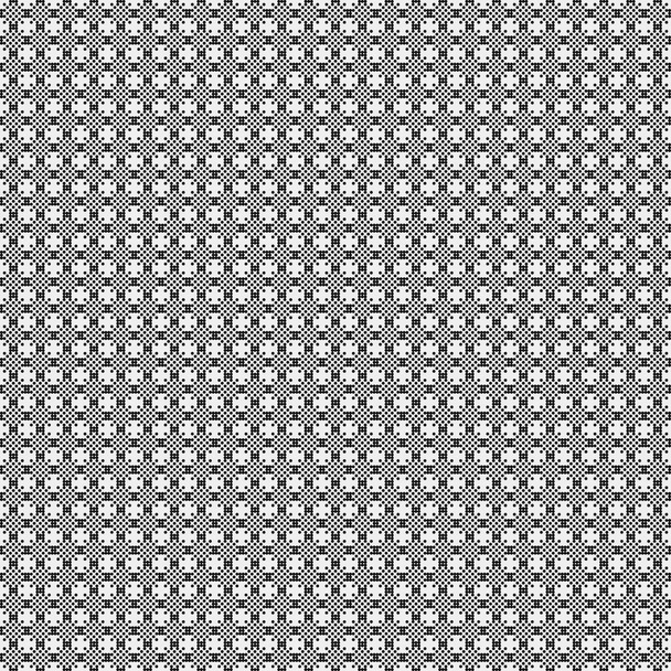 geometrische Schwarz-Weiß nahtlose Formen Hintergrund, Vektorillustration  - Vektor, Bild