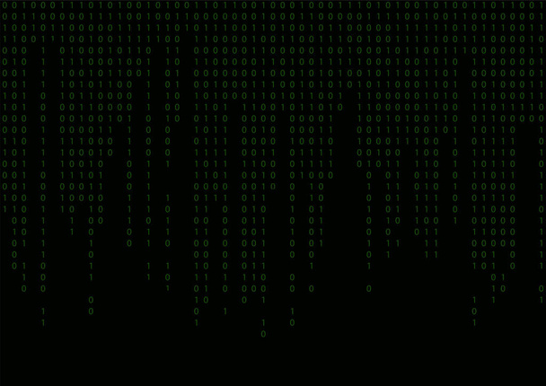 Számítógép háttér. Bináris kód zökkenőmentes minta. Vektorillusztráció. - Vektor, kép