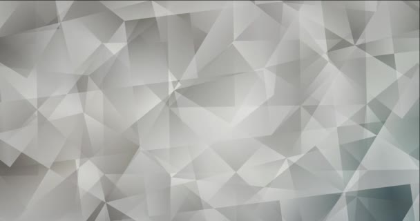 Vidéo en boucle 4K gris clair avec des matériaux polygonaux. - Séquence, vidéo