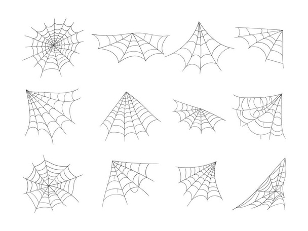 Cobweb, spider web. - Διάνυσμα, εικόνα