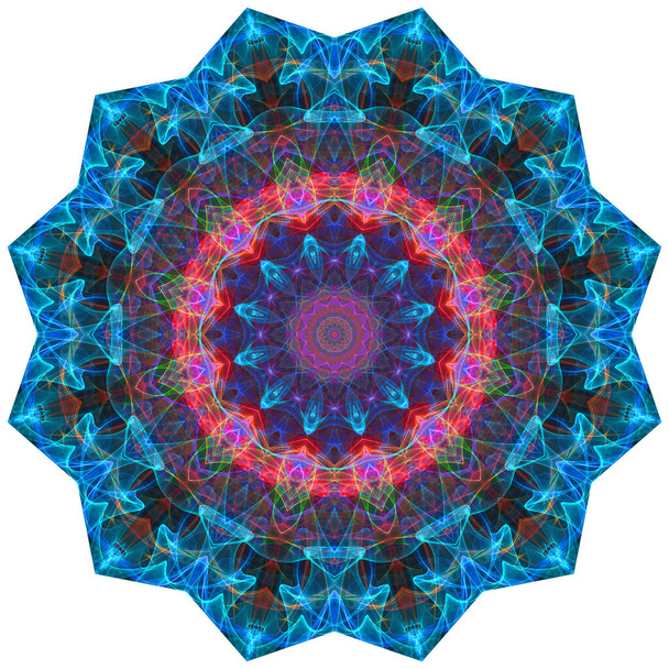 Mandala guilloche redondo brillante - Foto, imagen