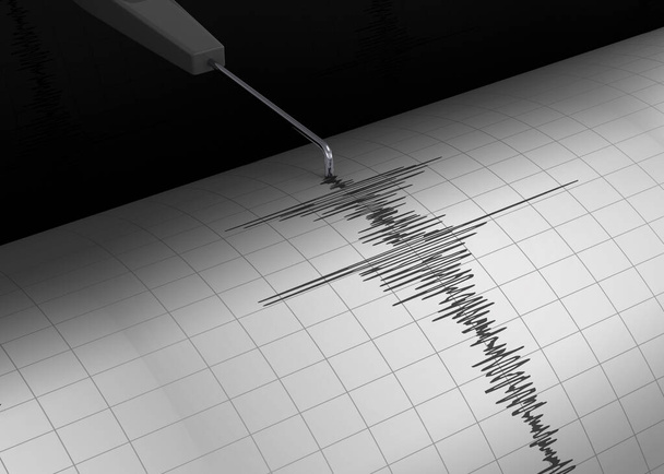 The Seismograph - 3D Render - Zdjęcie, obraz
