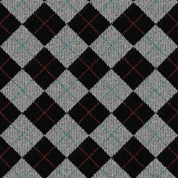 Bezešvé kosočtvercové pletené vzory   - Fotografie, Obrázek