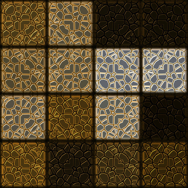 Padrão de mosaico quadrado sem costura   - Foto, Imagem