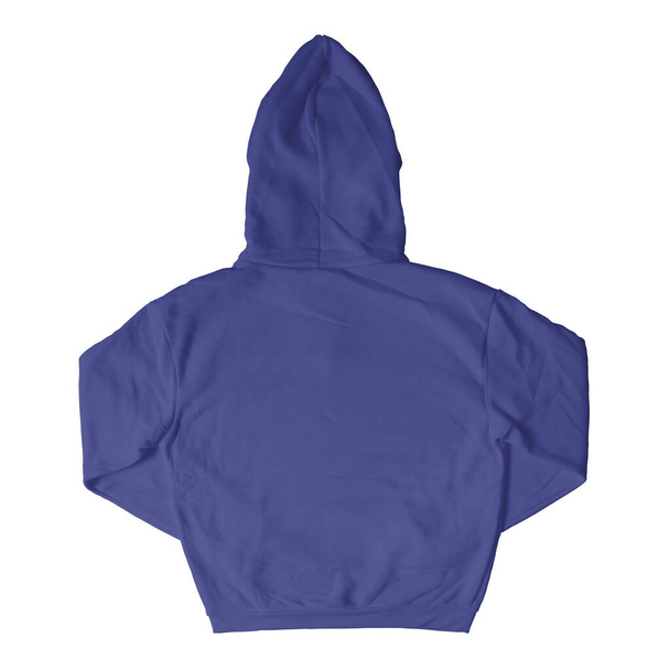 If you are trying to sell printable pulóver online, akkor szeretni fogja ezt Vissza Megtekintés Amazing Pullover Hoodie Mockup In Royal Blue Color. - Fotó, kép