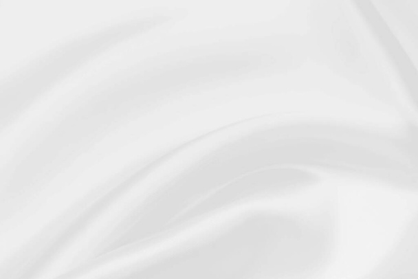 textura de tela de satén blanco fondo borroso suave - Foto, Imagen