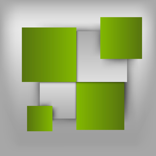 Green Squares - Vector, imagen