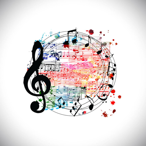  Artistic colorful abstract background live concert events vector illustration  - Вектор,изображение