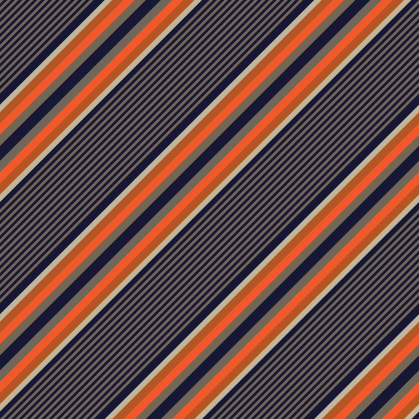 Πορτοκαλί διαγώνιο ριγέ χωρίς ραφή φόντο μοτίβο κατάλληλο για υφάσματα μόδας, γραφικά - Διάνυσμα, εικόνα
