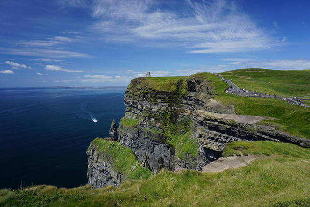 西アイルランドのミーアの崖 - 写真・画像