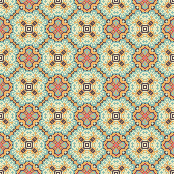 padrão sem costura: tapete persa detalhado tapete oriental padrão sem costura - Foto, Imagem