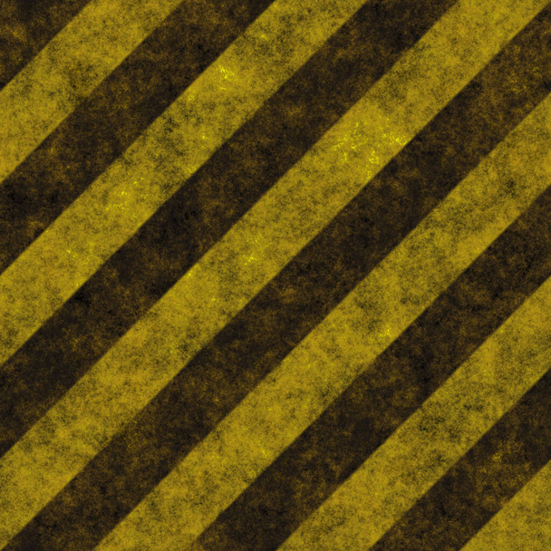 Seamless rusty metal hazard stripes pattern   - Photo, Image