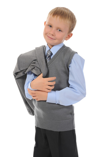 Boy in a business suit - Zdjęcie, obraz