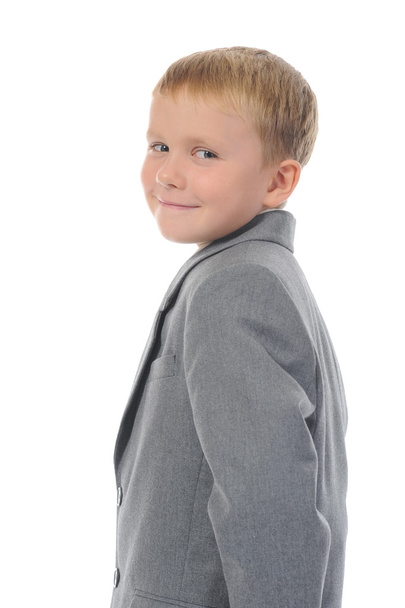 Boy in a business suit - Fotoğraf, Görsel