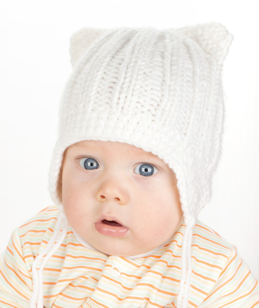 Closeup portrait of cute baby - Foto, immagini
