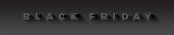 Black friday sale. Minimal Design template. - Vector, Image