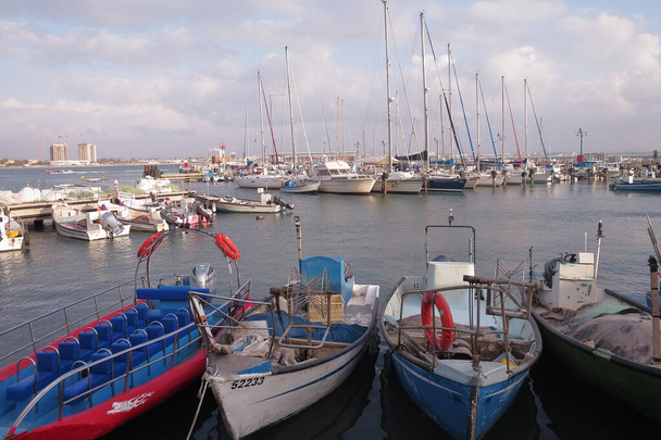 Port rybacki - Acre - Izrael - Zdjęcie, obraz