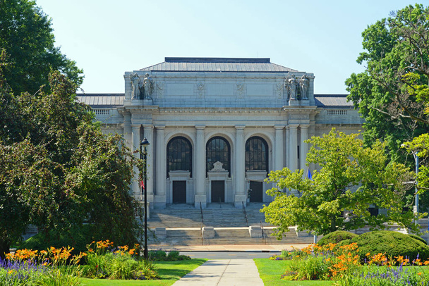 Museum of Connecticut History, Hartford, Connecticut, États-Unis. Ce bâtiment était également la Bibliothèque d'État et la Cour suprême. - Photo, image