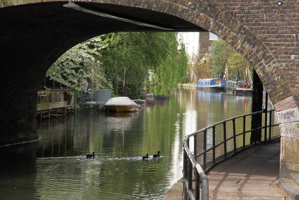 Regent 's Canal - Londýn - Velká Británie - Fotografie, Obrázek